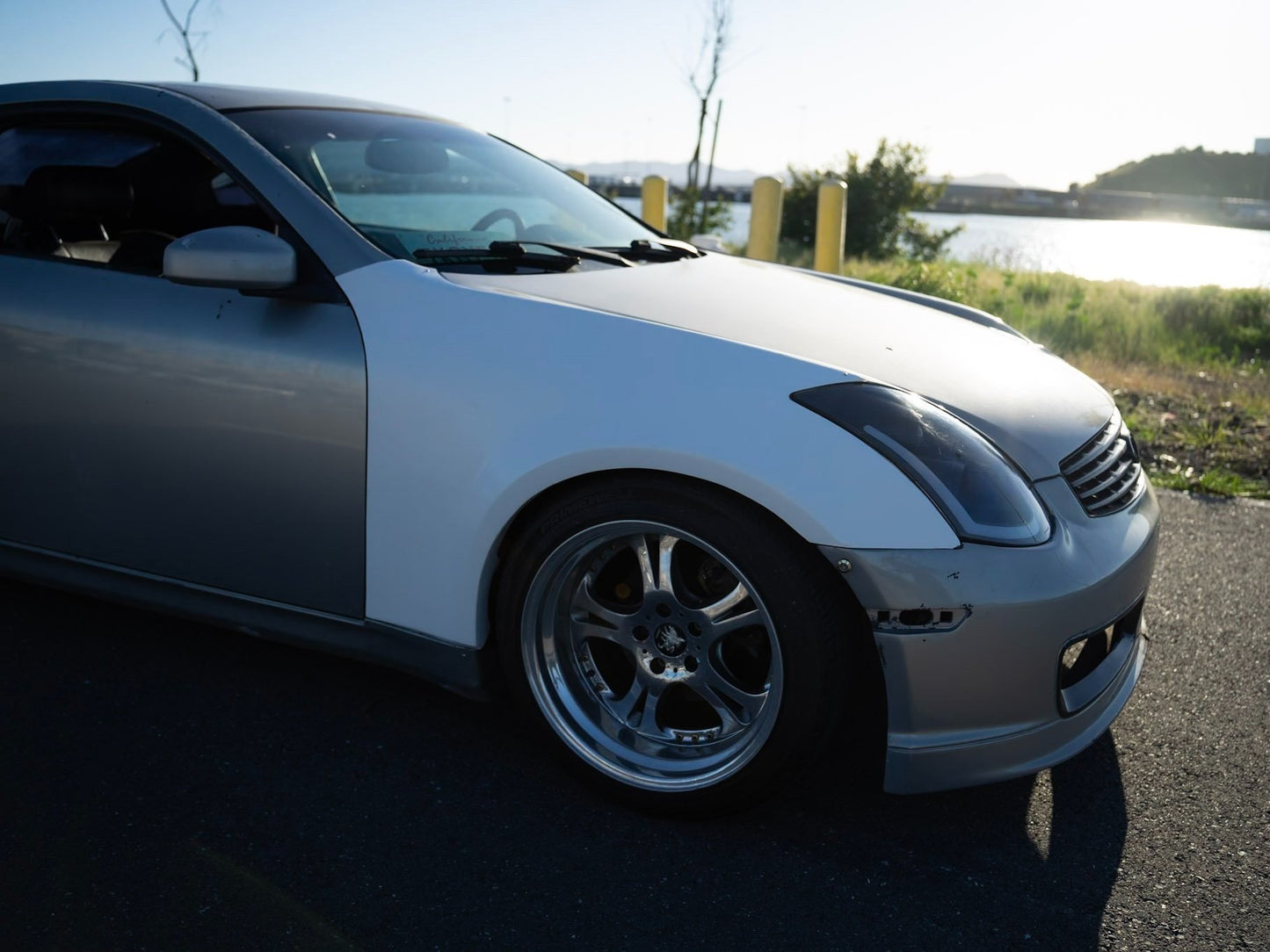 SFP Infiniti G35 COUPE G SPEC FRONT OVER FENDERS 2PC +35mm
