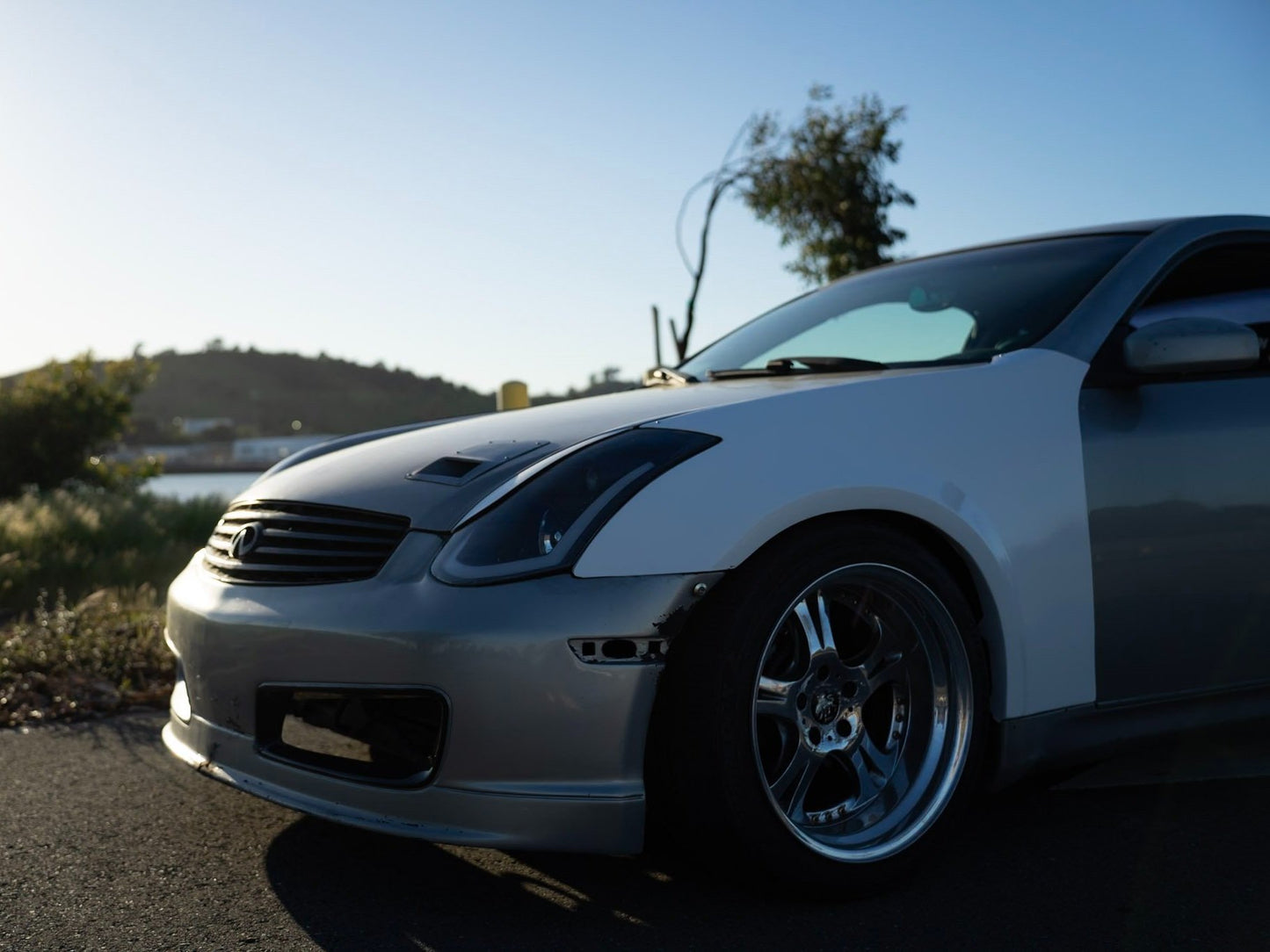 SFP Infiniti G35 COUPE G SPEC FRONT OVER FENDERS 2PC +35mm
