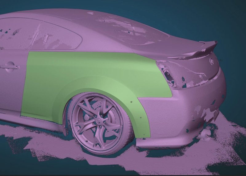 SFP PRE-SALE Infiniti G37 COUPE G SPEC OVER FENDERS FULL SET F+R (4PC)