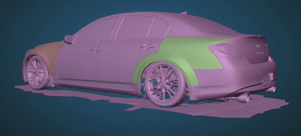 SFP PRE-SALE Infiniti G37 SEDAN G SPEC OVER FENDERS FULL SET F+R (6pc)