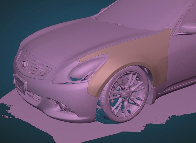 SFP PRE-SALE Infiniti G37 Sedan G Spec Front Over Fenders (2pc)