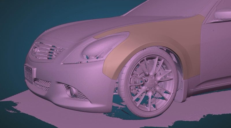 SFP PRE-SALE Infiniti G37 Sedan G Spec Front Over Fenders (2pc)