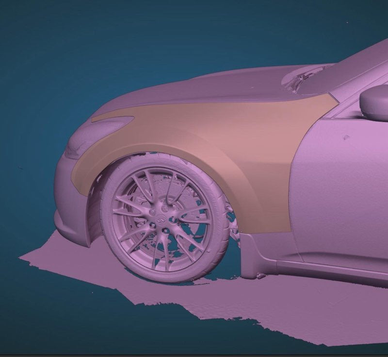 SFP PRE-SALE Infiniti G37 Sedan G Spec Front Over Fenders (2pc)