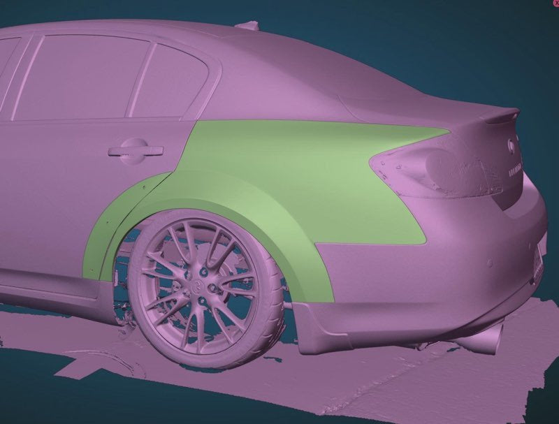 SFP PRE-SALE Infiniti G37 SEDAN G SPEC OVER FENDERS FULL SET F+R (6pc)